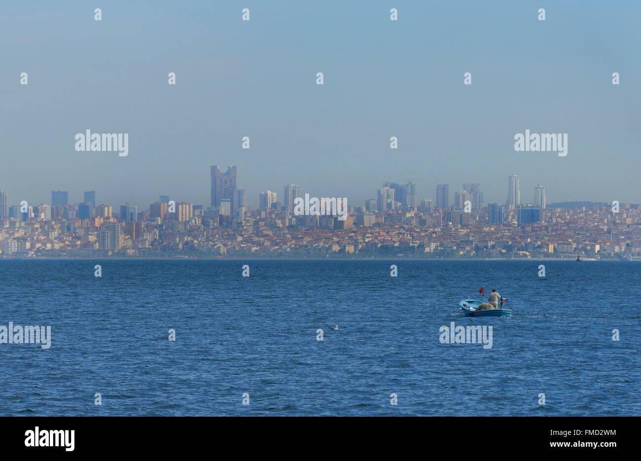 Turkey, Marmara region, the Sea of Marmara, seen on the Asian bank Stock Photo
