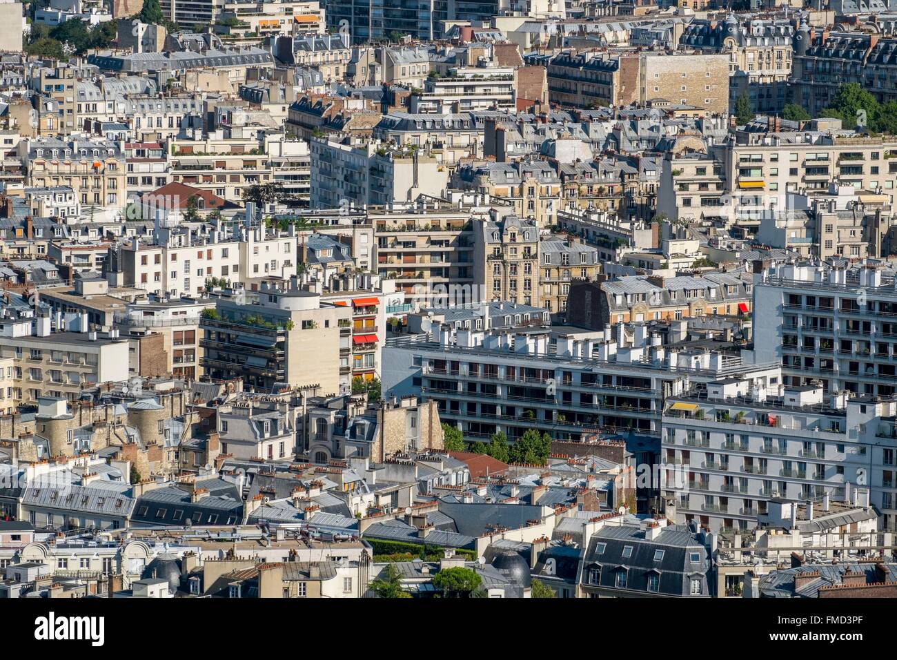 View of 16th arrondissement of paris hi-res stock photography and