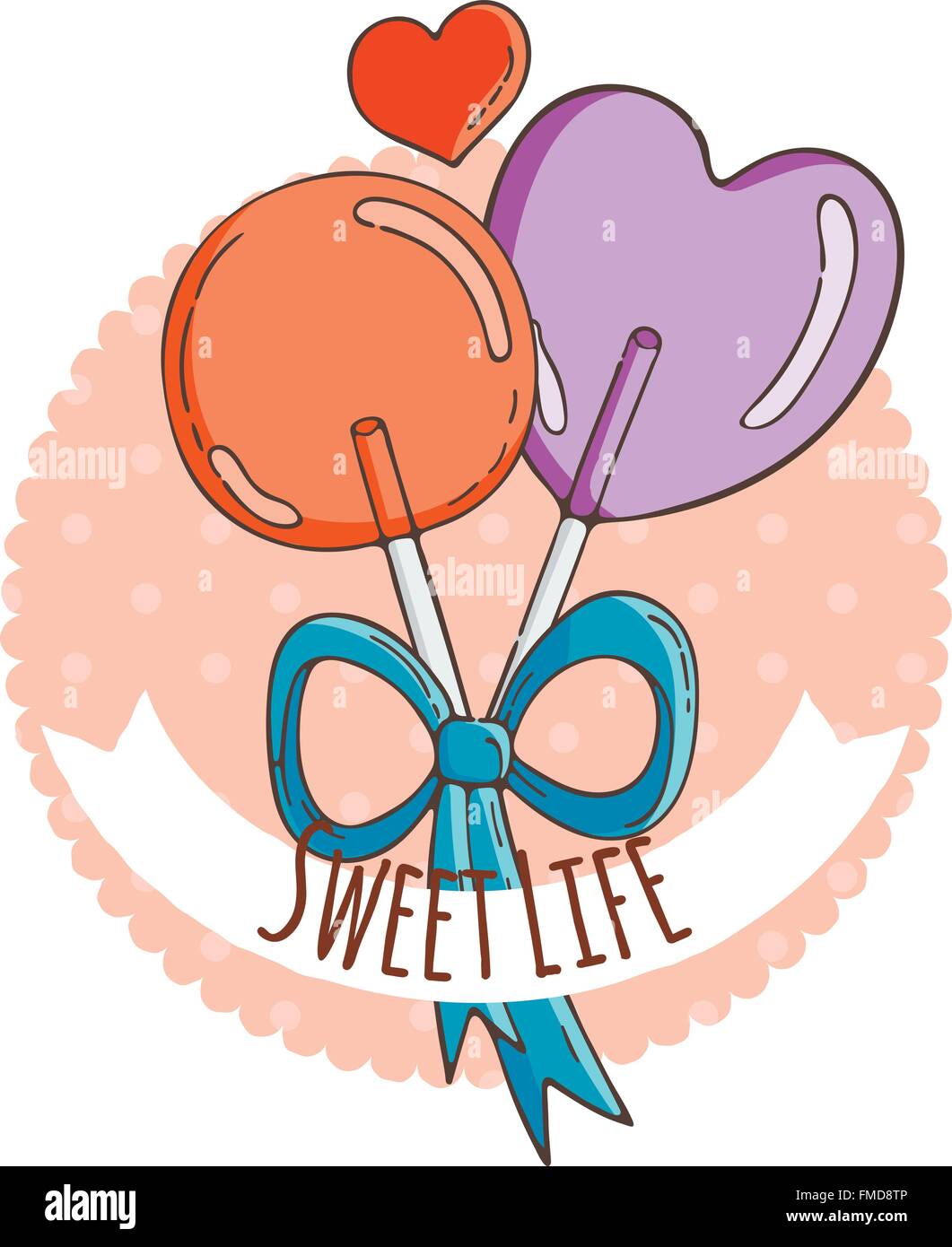 Vector Candy and Lollipop Background Stock Vector Image & Art - Alamy