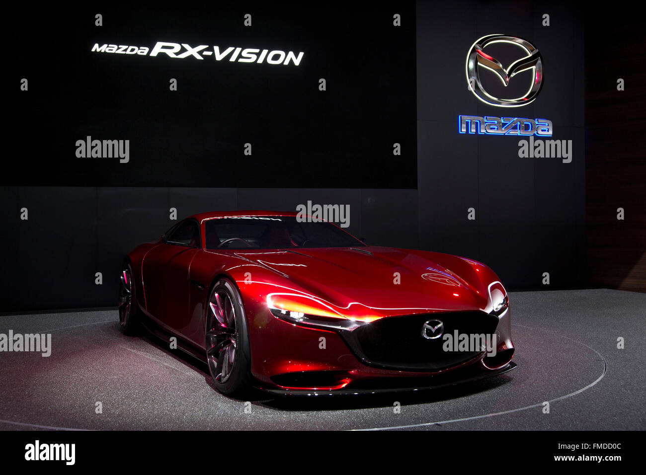 Mazda RX-Vision at the Geneva Motor Show 2016 Stock Photo