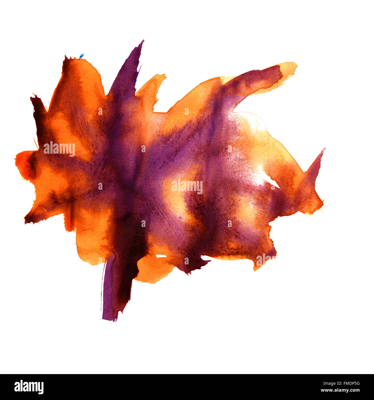 Purple orange colorful paint splash hi-res stock photography and images ...