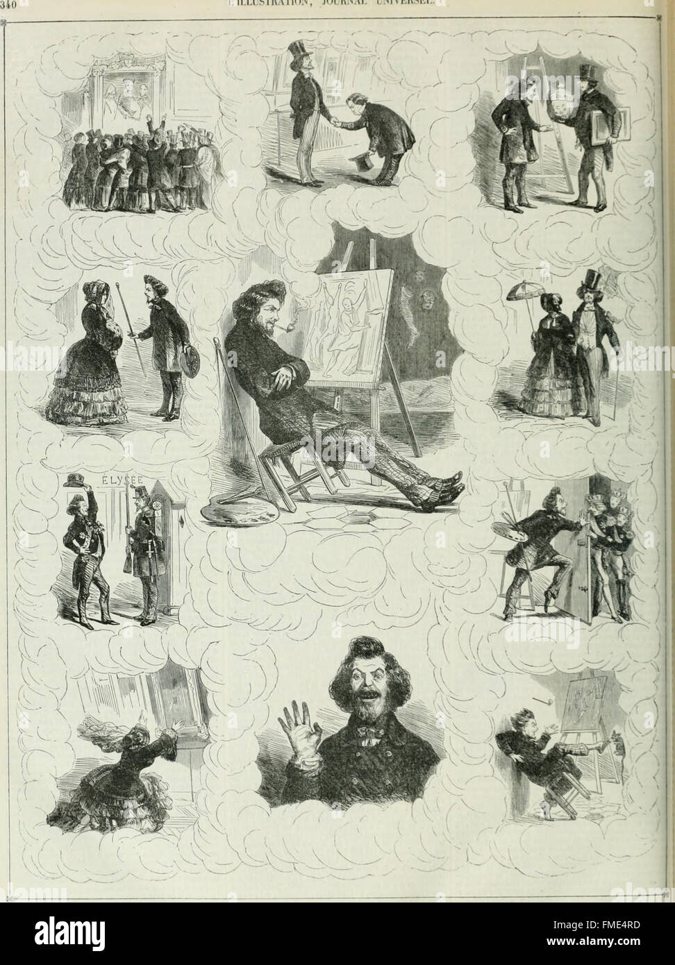 L'illustration - journal universel (1843) Stock Photo