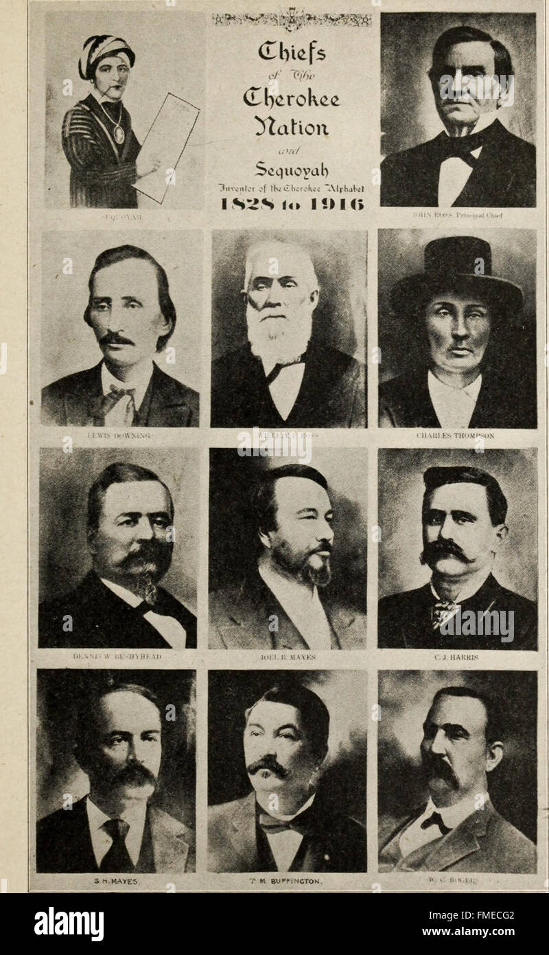 Muskogee and northeastern Oklahoma, including the counties of Muskogee, McIntosh, Wagoner, Cherokee, Sequoyah, Adair, Delaware, Mayes, Rogers, Washington, Nowata, Craig, and Ottawa (1922) Stock Photo