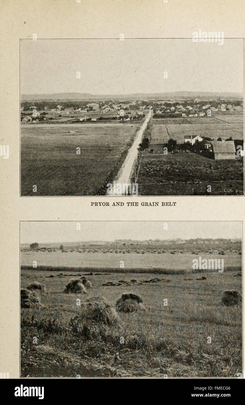 Muskogee and northeastern Oklahoma, including the counties of Muskogee, McIntosh, Wagoner, Cherokee, Sequoyah, Adair, Delaware, Mayes, Rogers, Washington, Nowata, Craig, and Ottawa (1922) Stock Photo