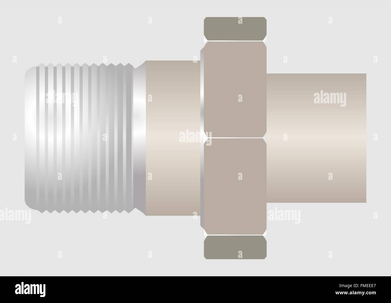 The device connecting the pipeline, such as "American", with an