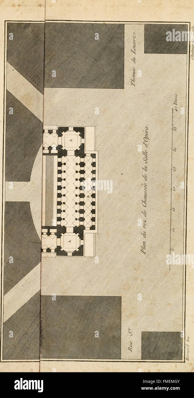 This 1791 project outlines the design for an opera house, featuring ...
