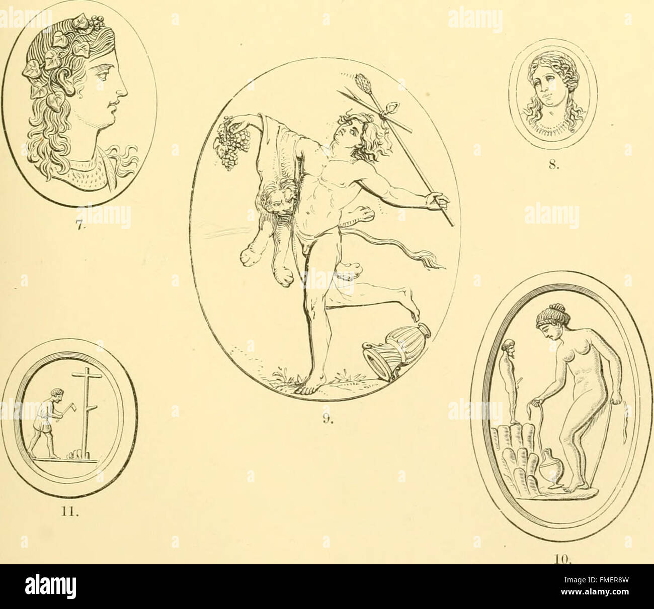 This 1872 book provides a catalog of antique gems and rings, showcasing