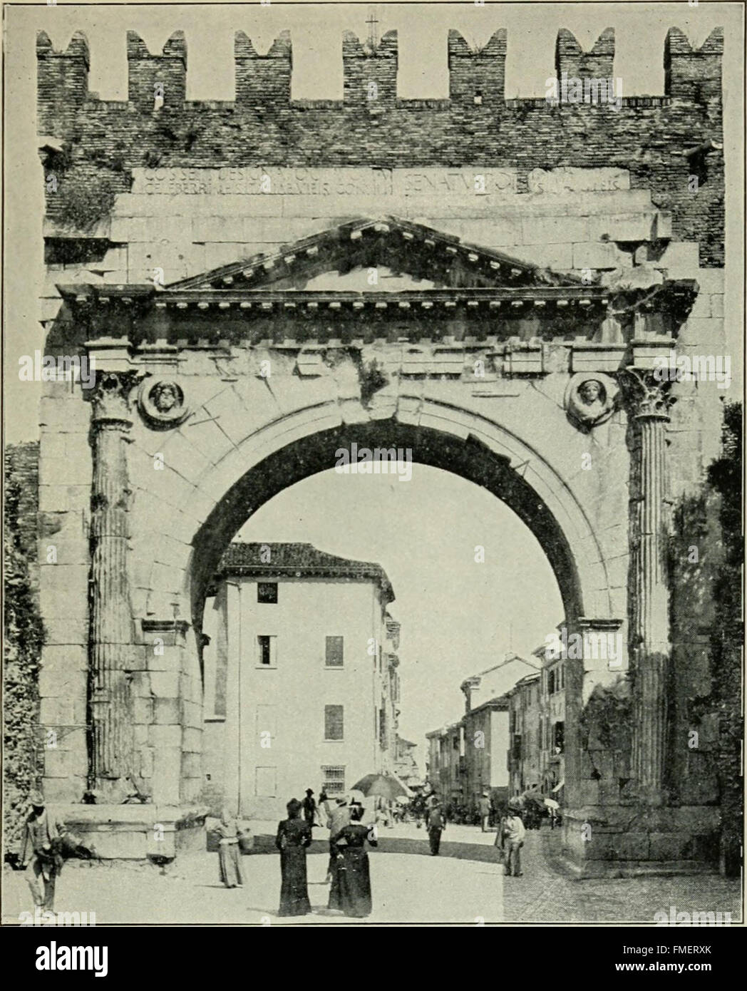 Roman cities in Italy and Dalmatia (1910 Stock Photo Alamy