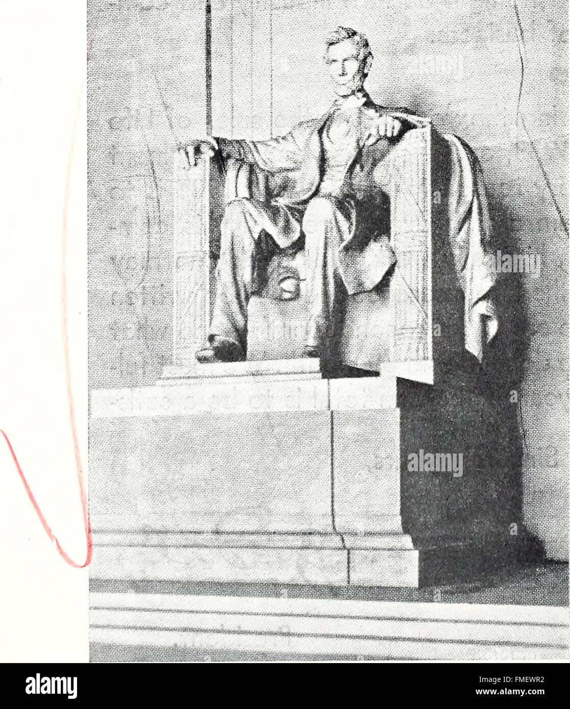 Statues of Abraham Lincoln. Lincoln Memorial (1922 Stock Photo Alamy
