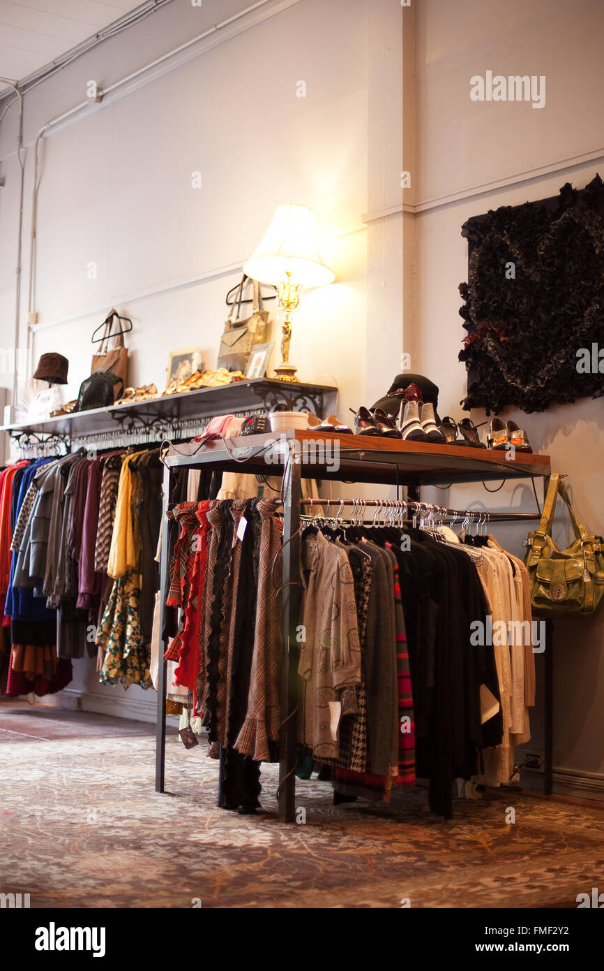 Racks Of Clothing Store High Resolution Stock Photography and Images ...