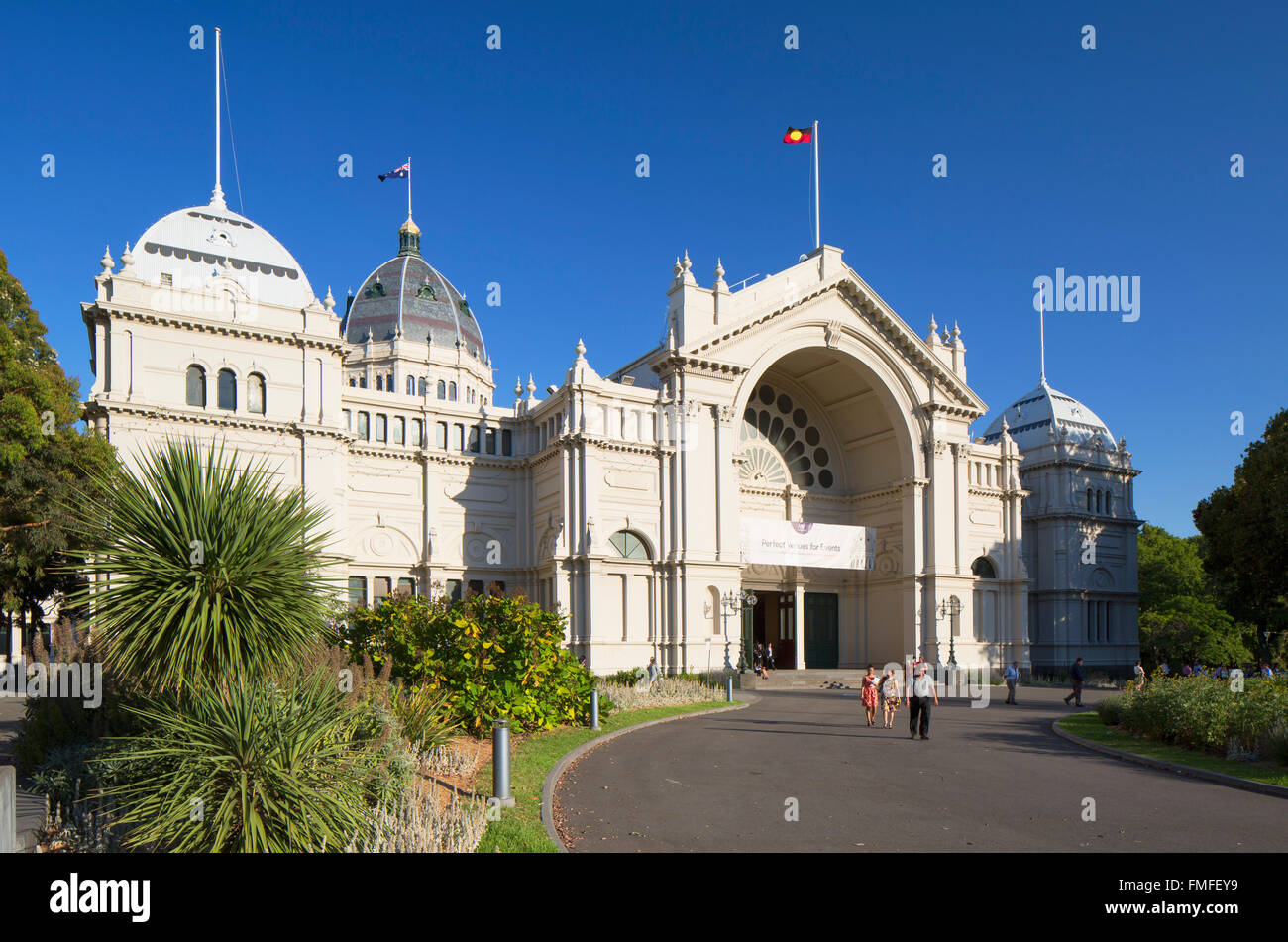 Royal Exhibition Building (UNESCO World Heritage Site), Melbourne, Victoria, Australia Stock Photo