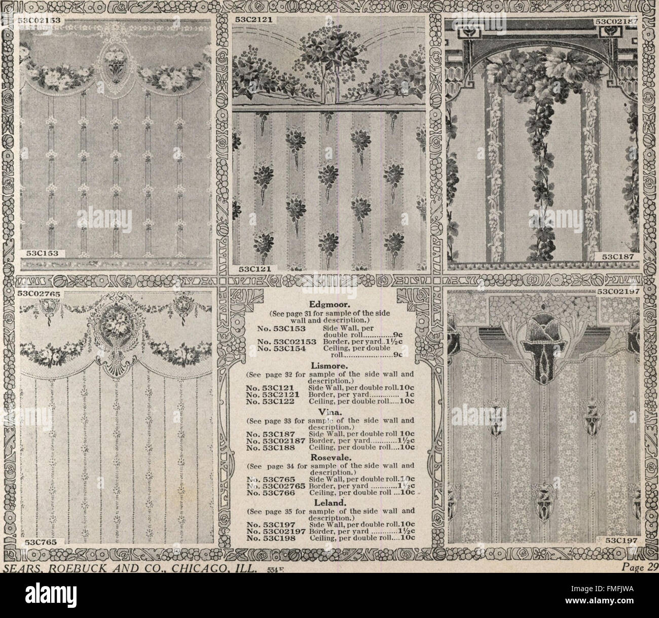 'Wall Paper for Every Home' (1916) is a catalog showcasing various