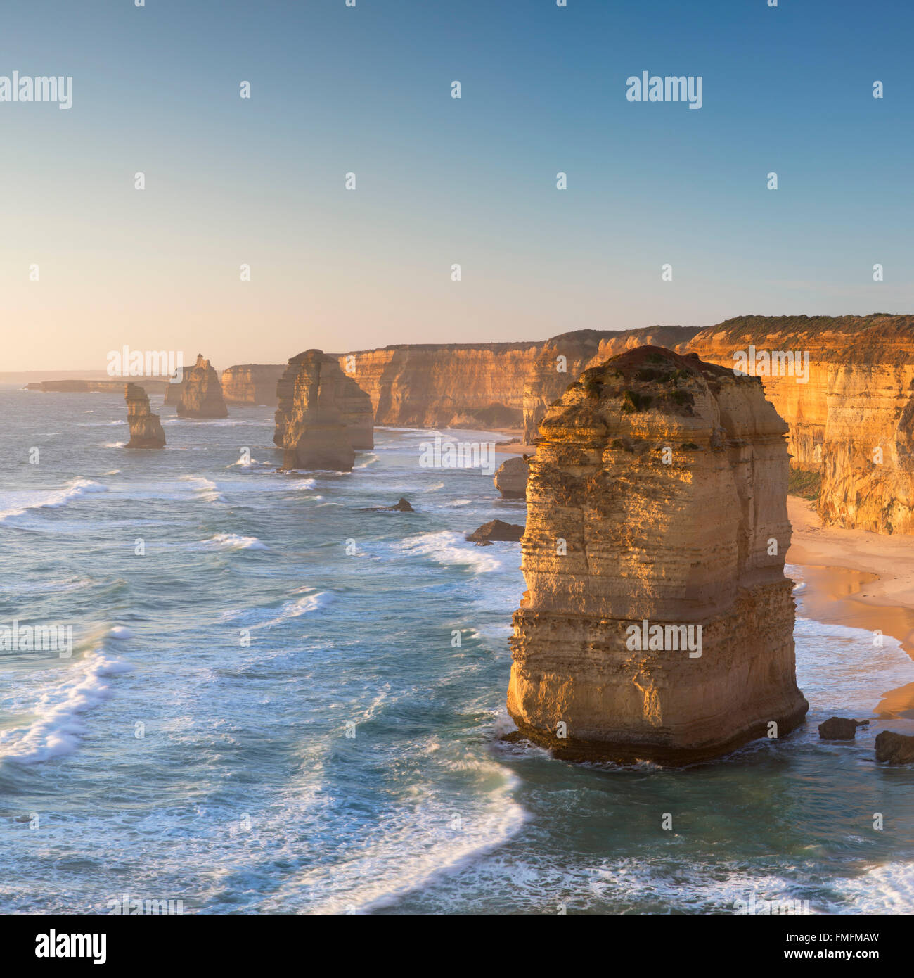 Twelve Apostles, Port Campbell National Park, Great Ocean Road, Victoria, Australia Stock Photo