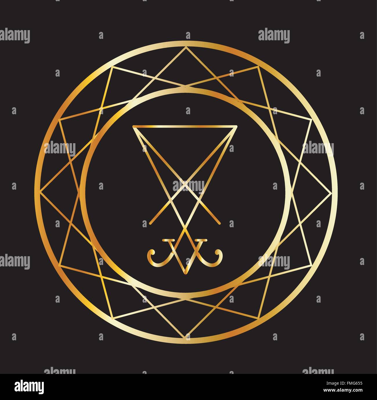 Sigil of Lucifer Stock Vector Image & Art Alamy