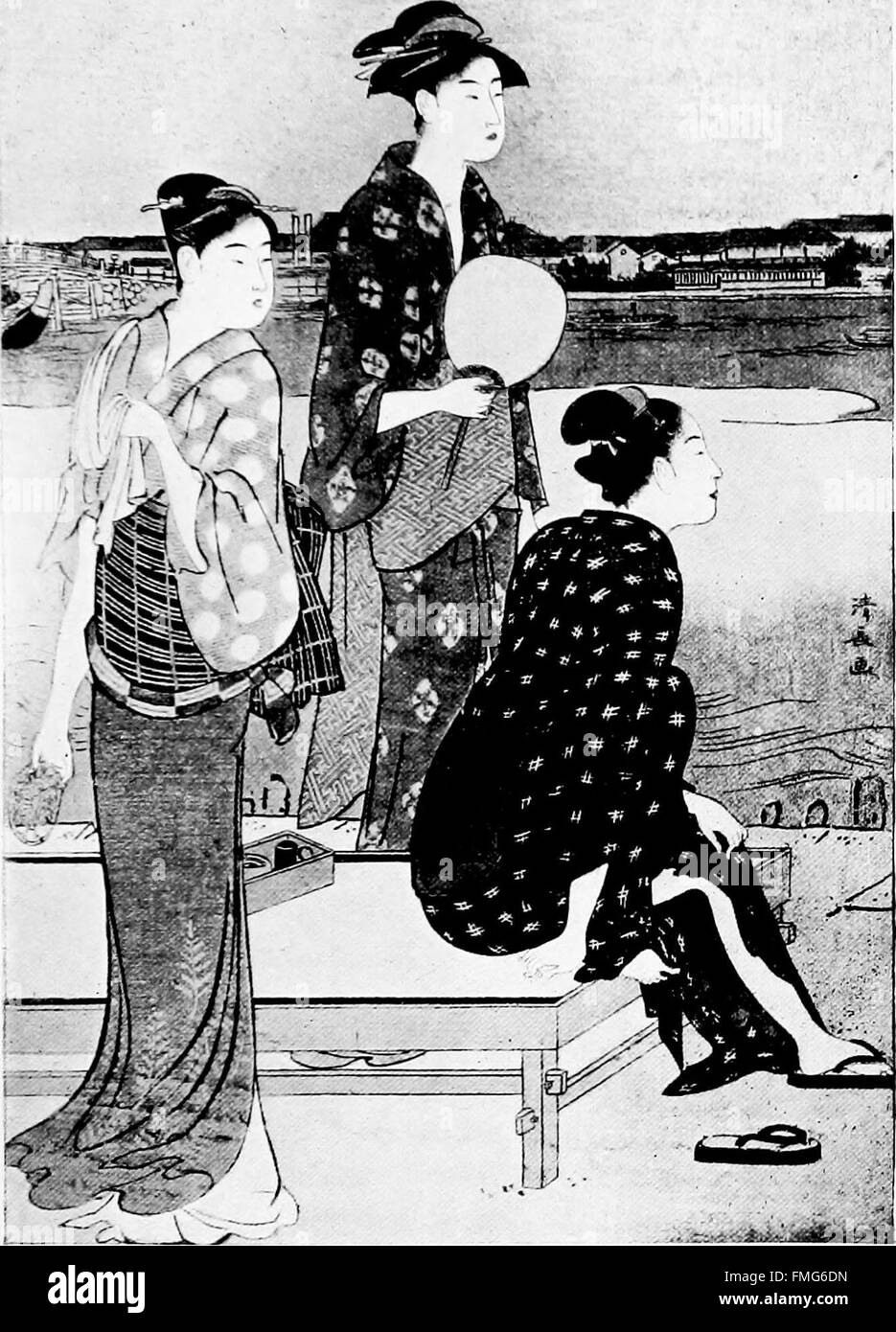 Chats on Japanese prints (1915) Stock Photo