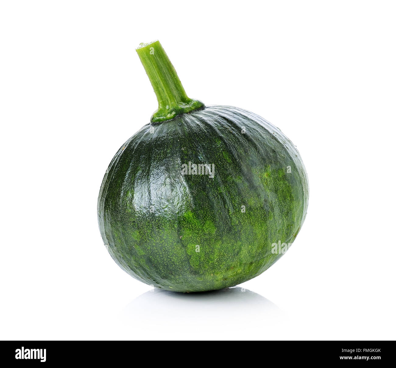 Green pumpkin isolated on white background Stock Photo - Alamy