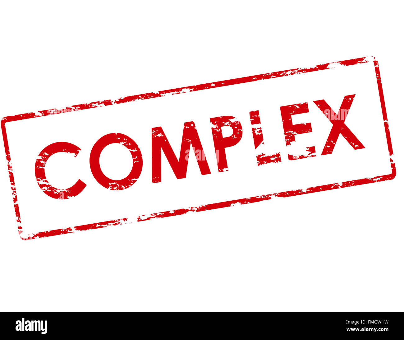 Rubber stamp with word complex inside, vector illustration Stock Photo ...