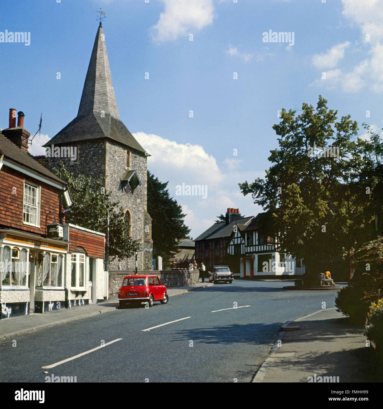 Downe village, Kent, England, 1971 Stock Photo