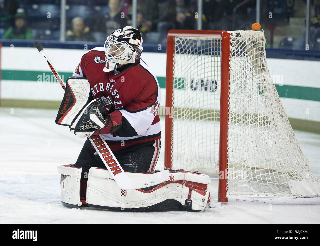 Ryan Ruck South Bend, Indiana, USA. 11th Mar, 2016. Northeastern goaltender Ryan ...