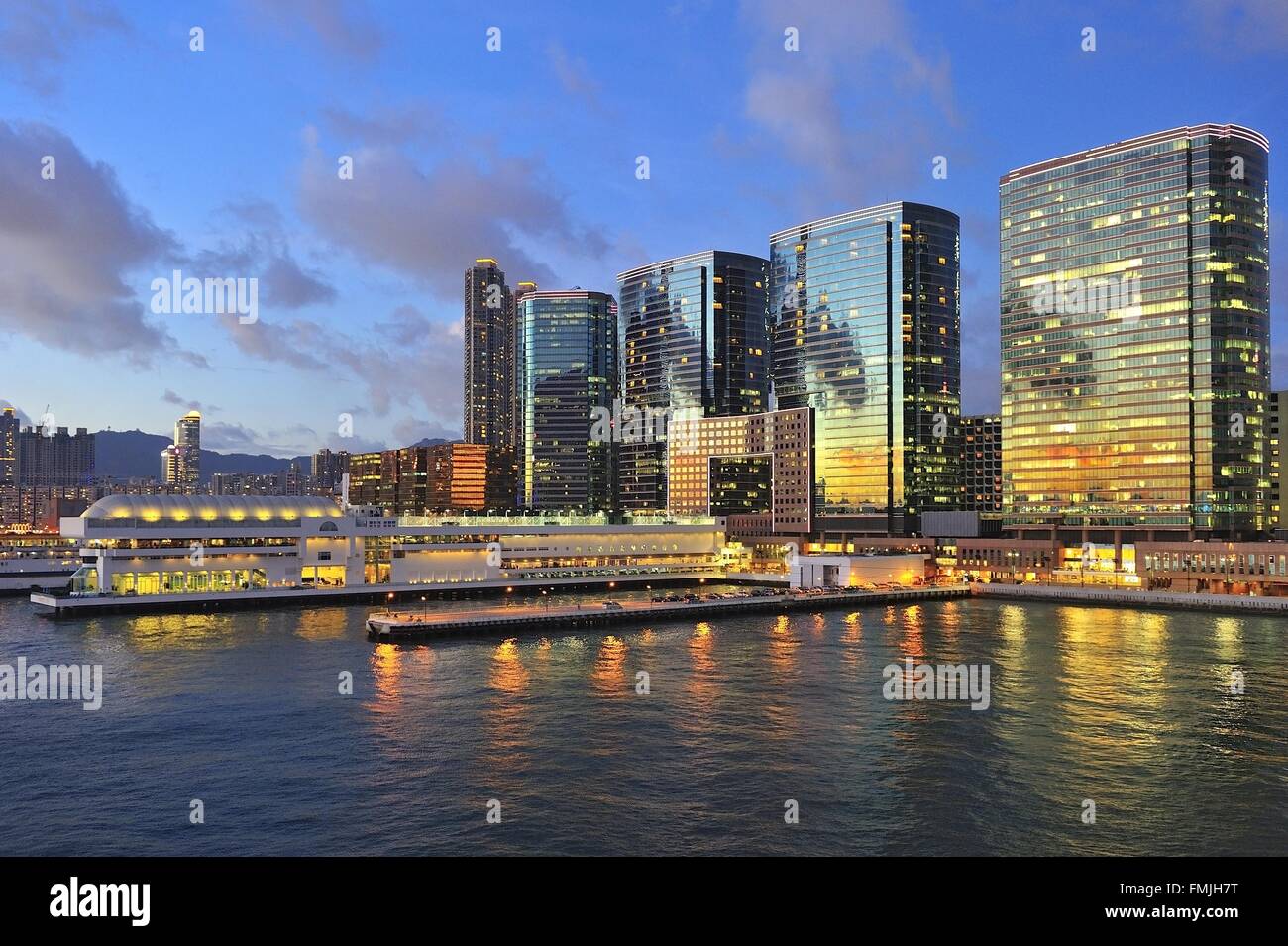 Hongkong cityscape Stock Photo