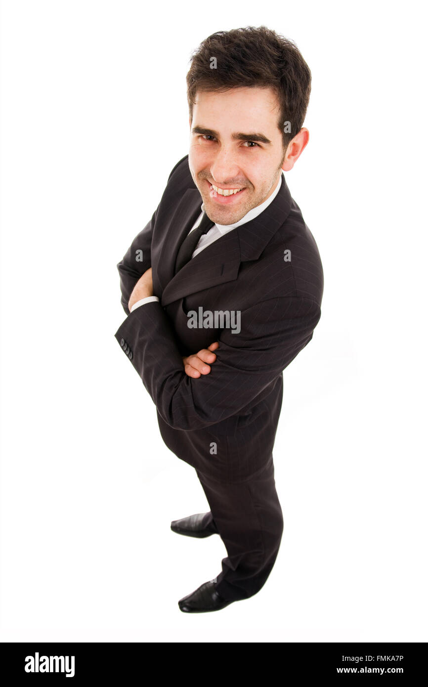 young business man full body isolated on white background Stock Photo ...