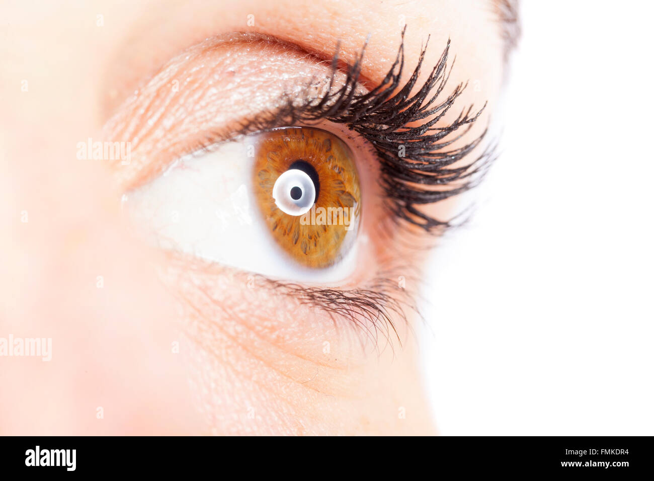 Macro image of human eye Stock Photo - Alamy