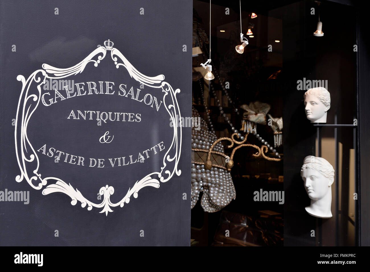 Antique Dealer, Paris Stock Photo Alamy