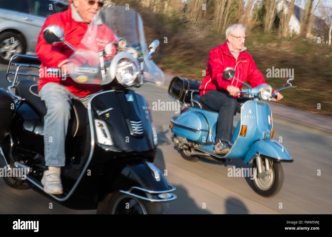 Vespa In Frankfurt