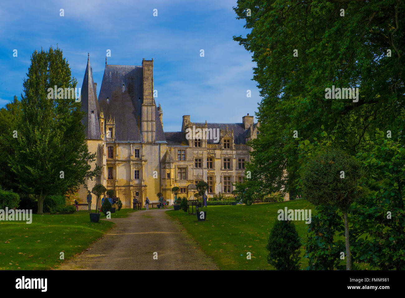 Château de Fontaine Henry,Normandy,France Stock Photo