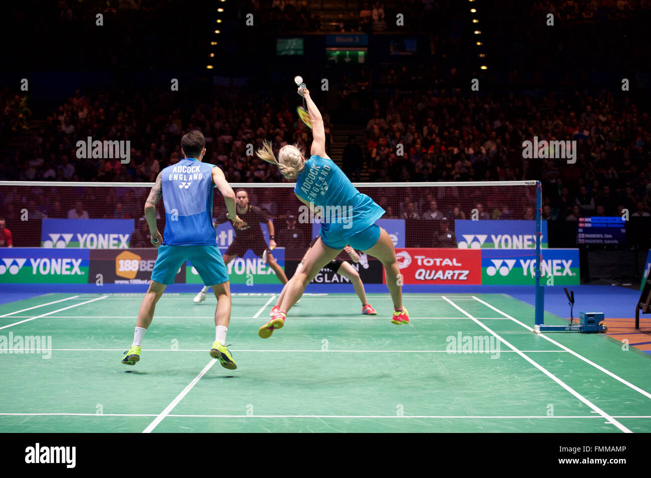 Badminton court in open air hi-res stock photography and images