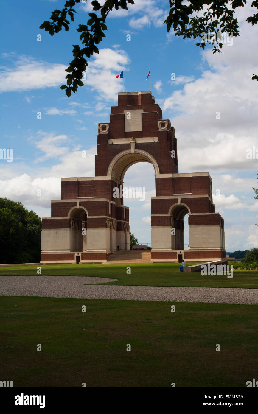 Thiepval Memorial ,Somme France Stock Photo
