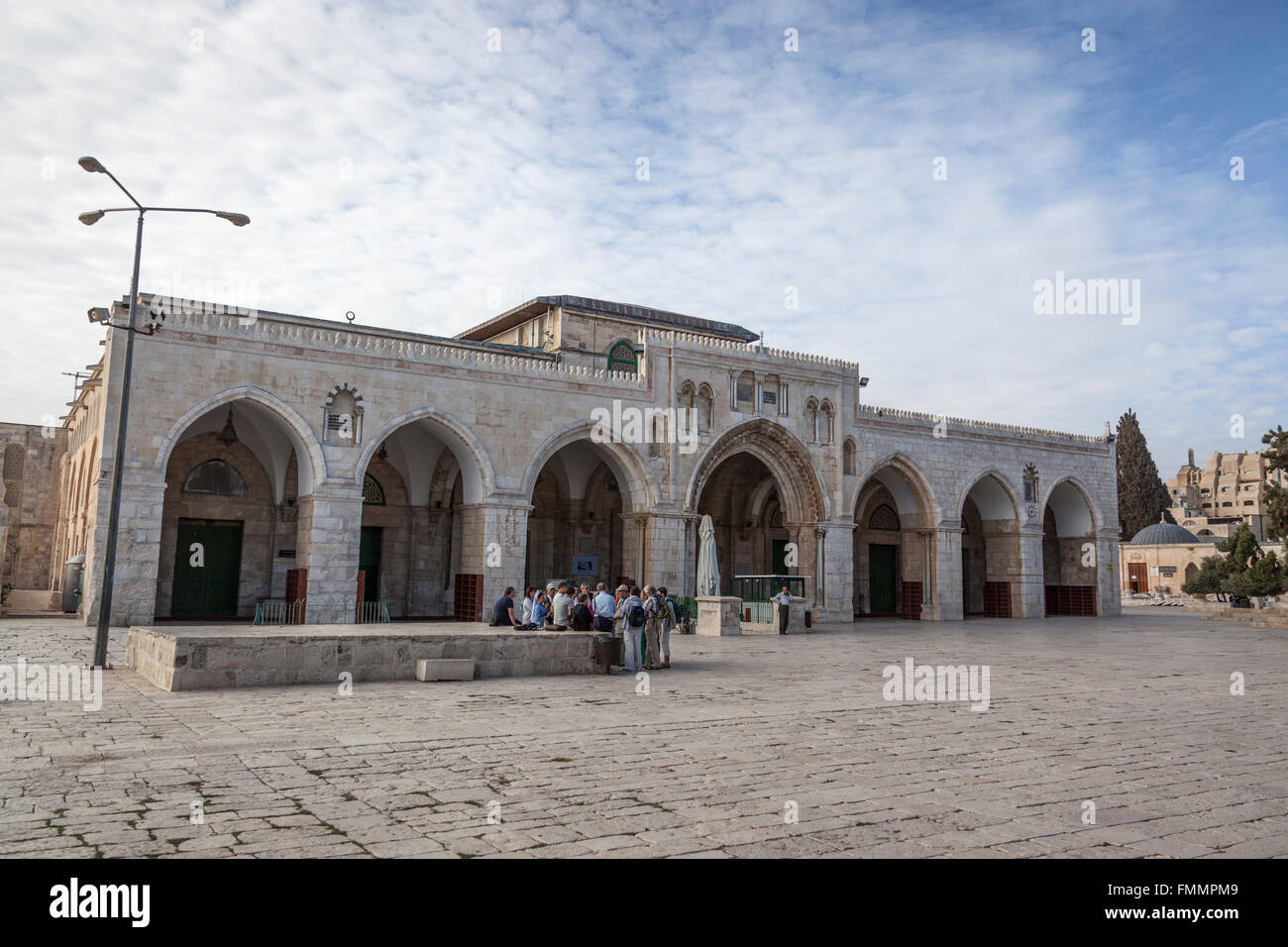 Al-Aqsa Mosque or Bayt al-Muqaddas, Old City Jerusalem Stock Photo