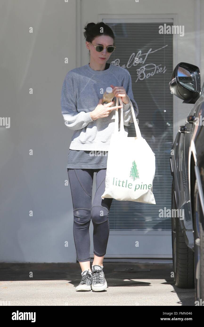 Rooney Mara seen leaving Ballet Bodies Featuring: Rooney Mara Where