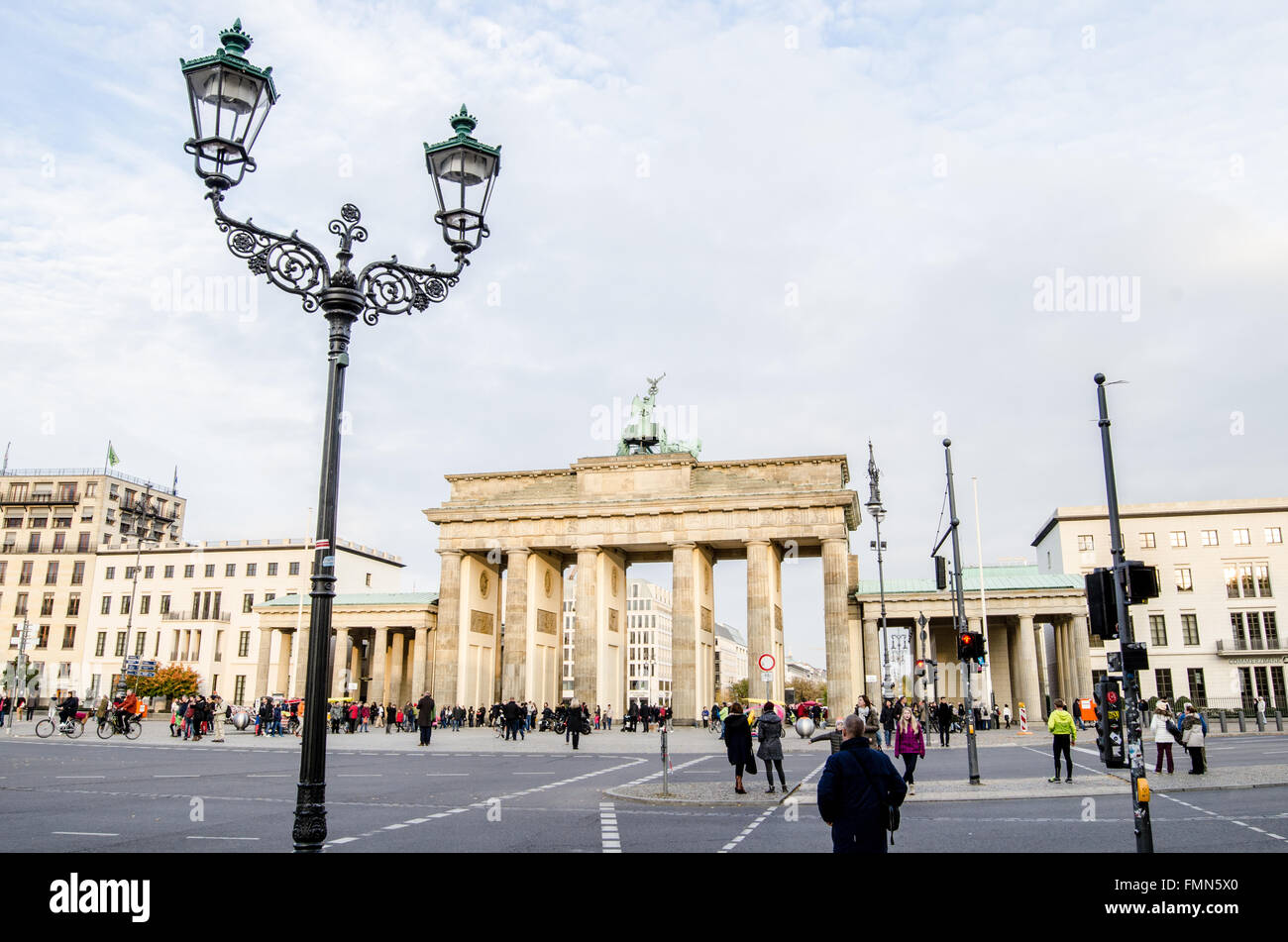 Brandenburg gate, Berlin, Europe. Stock Photo