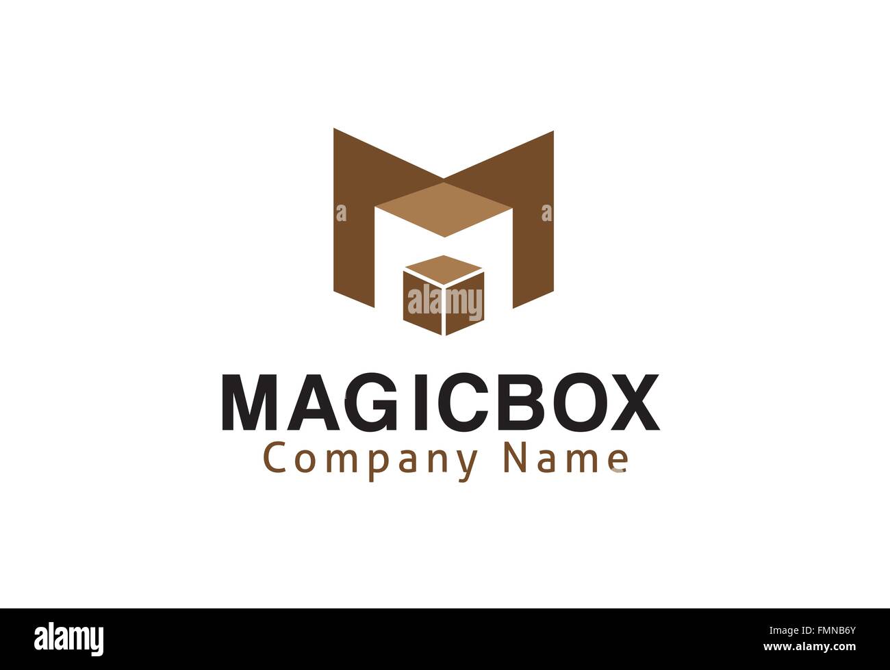 Magic Box Design Illustration Stock Vector