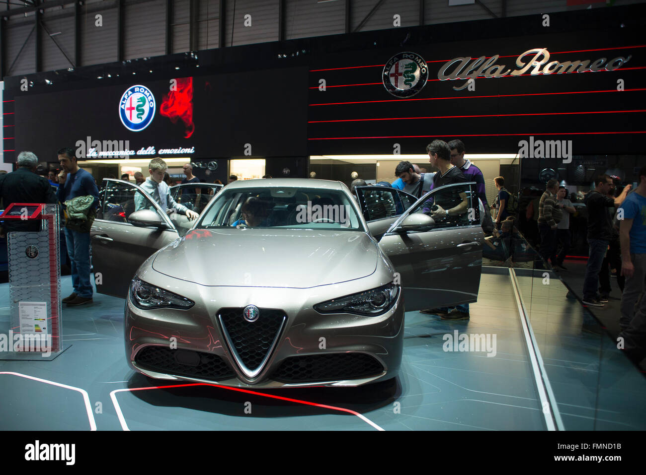 Geneva, Switzerland. 12th March, 2016. 86th Geneva International Motor Show on March 12, 2016 - Geneva,Switzerland Credit:  Stefano Guidi/Alamy Live News Stock Photo