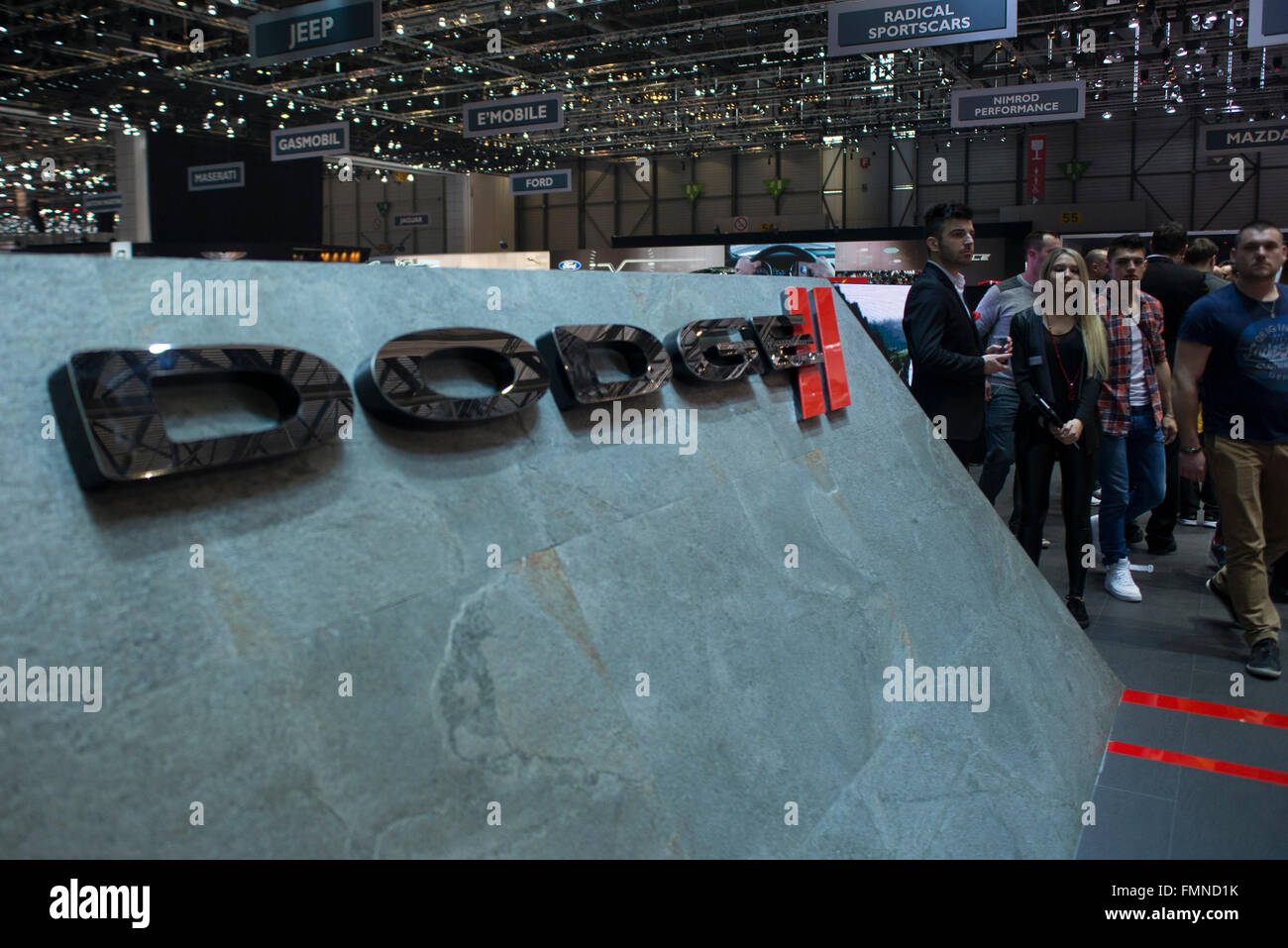 Geneva, Switzerland. 12th March, 2016. 86th Geneva International Motor Show on March 12, 2016 - Geneva,Switzerland Credit:  Stefano Guidi/Alamy Live News Stock Photo