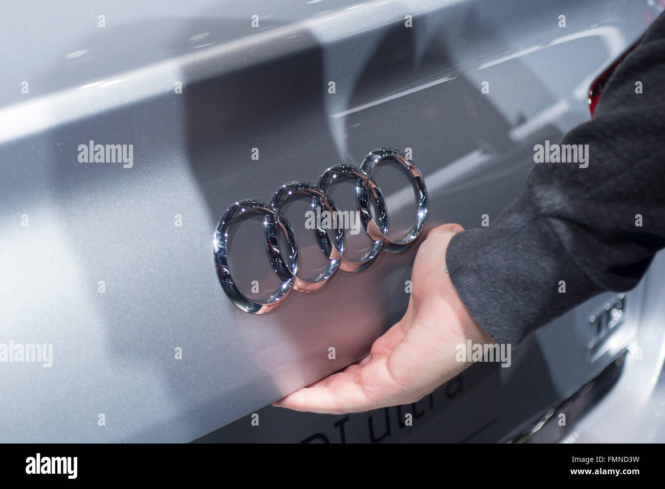 Geneva, Switzerland. 12th March, 2016. 86th Geneva International Motor Show on March 12, 2016 - Geneva,Switzerland Credit:  Stefano Guidi/Alamy Live News Stock Photo