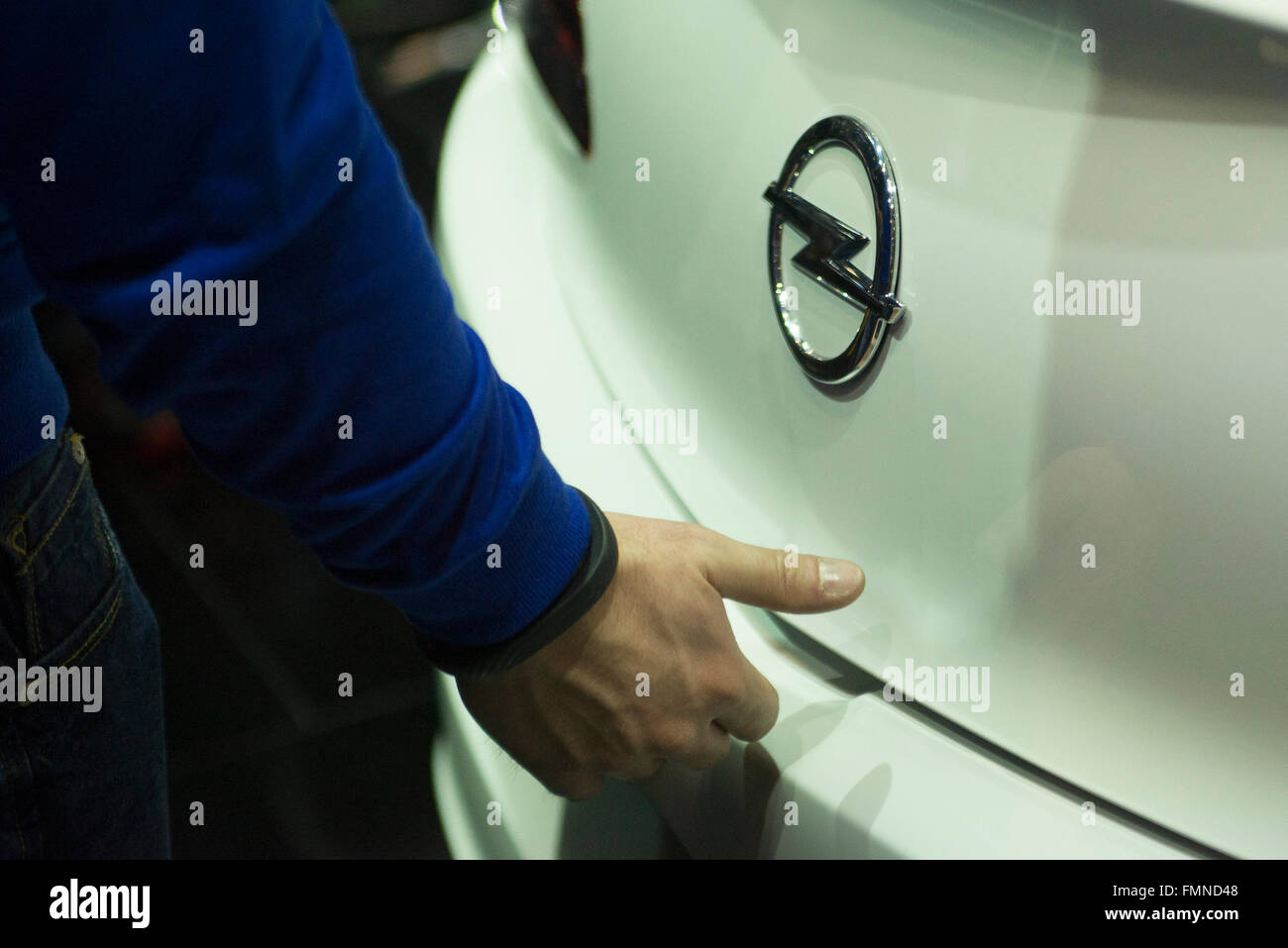 Geneva, Switzerland. 12th March, 2016. 86th Geneva International Motor Show on March 12, 2016 - Geneva,Switzerland Credit:  Stefano Guidi/Alamy Live News Stock Photo