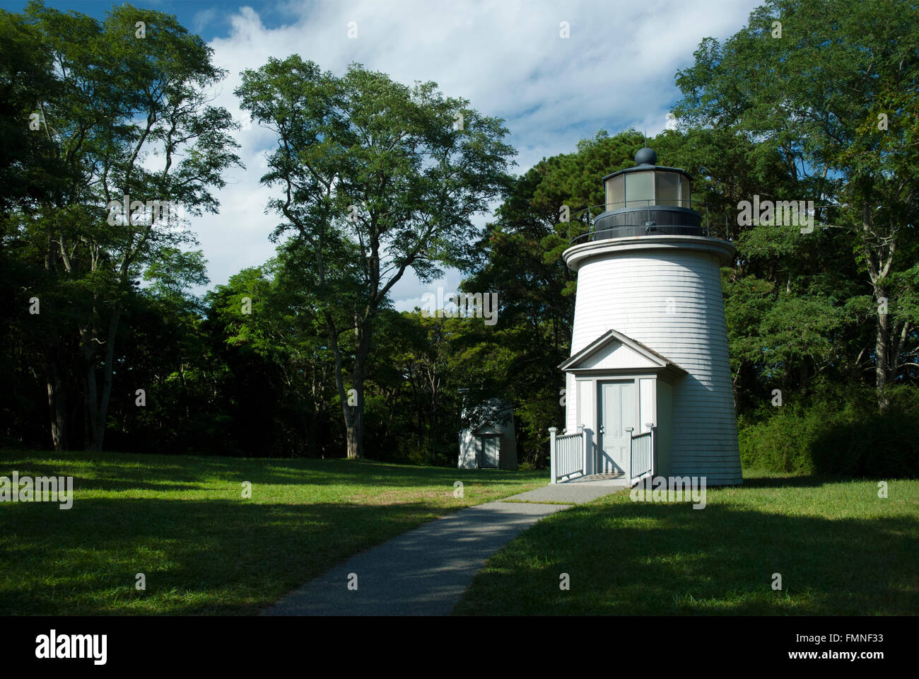 Three Sisters lighthouses, also known as the Chatham lights are