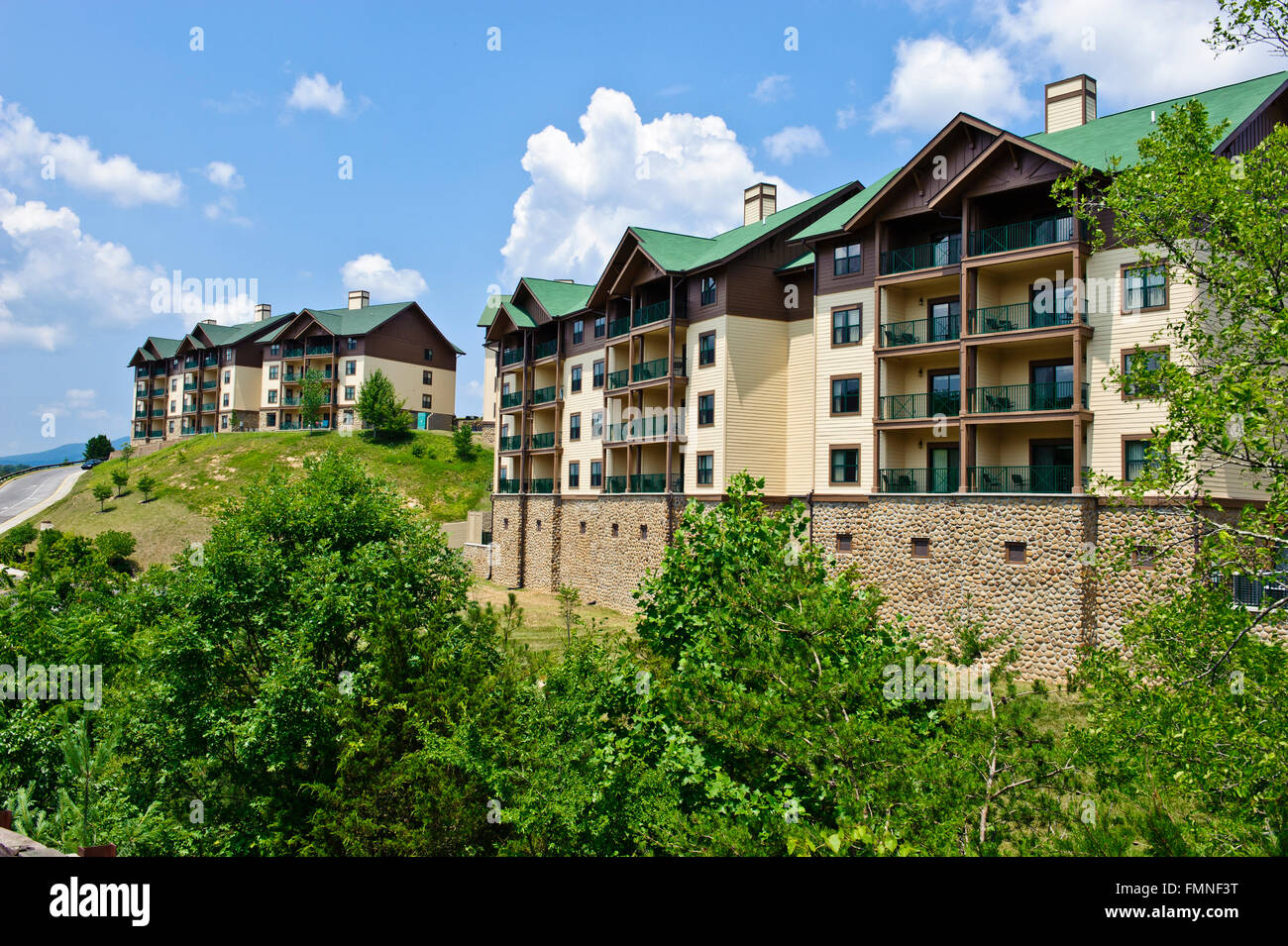 Vacation Resort Condominiums in Tennessee Stock Photo