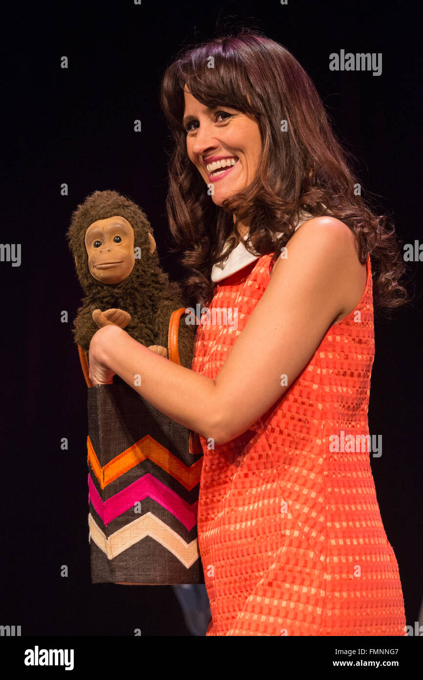 Photocall with comedian and ventriloquist Nina Conti for her show "In