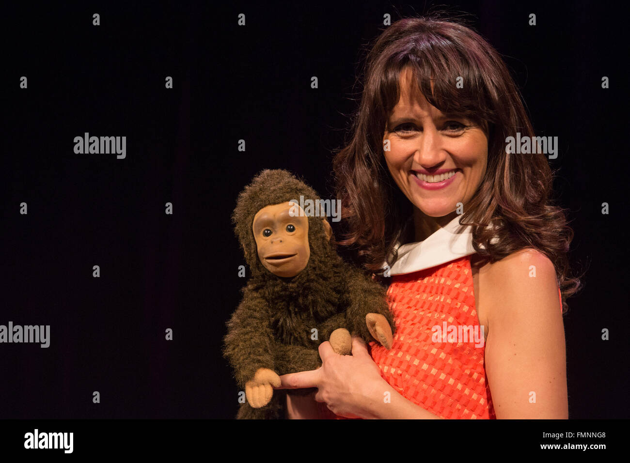 Photocall with comedian and ventriloquist Nina Conti for her show "In
