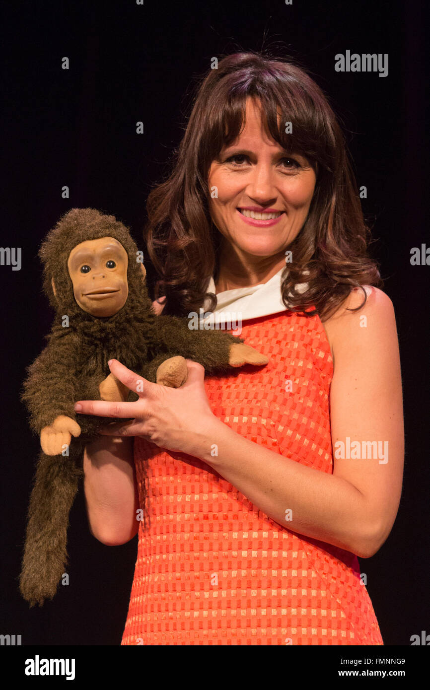 Photocall with comedian and ventriloquist Nina Conti for her show "In