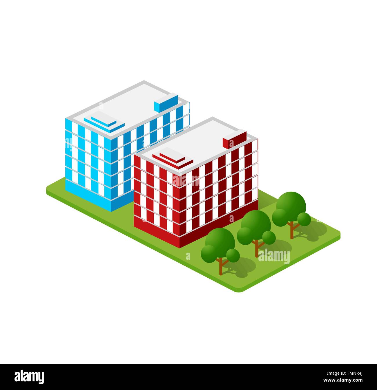 Isometric houses, town houses Stock Vector Image & Art - Alamy