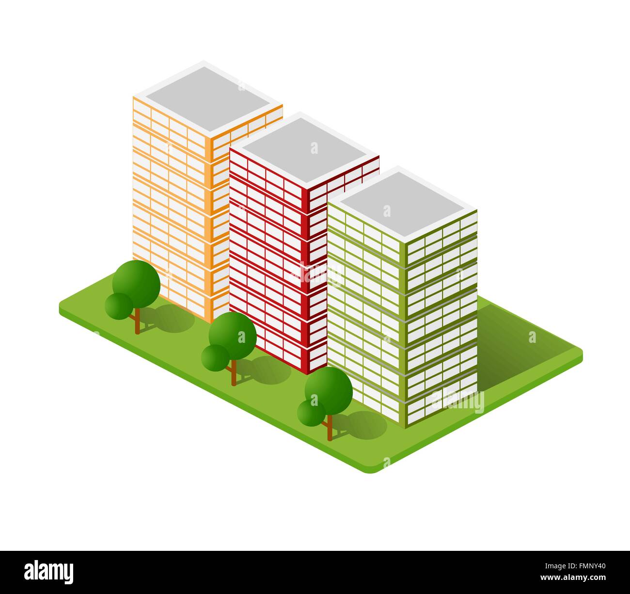 Isometric houses, town houses Stock Vector Image & Art - Alamy