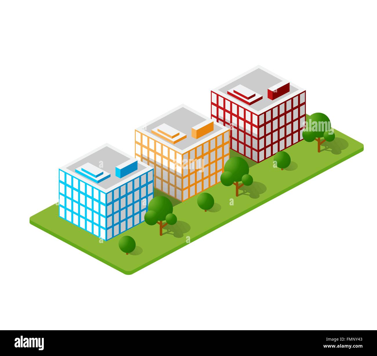 Isometric houses, town houses Stock Vector Image & Art - Alamy
