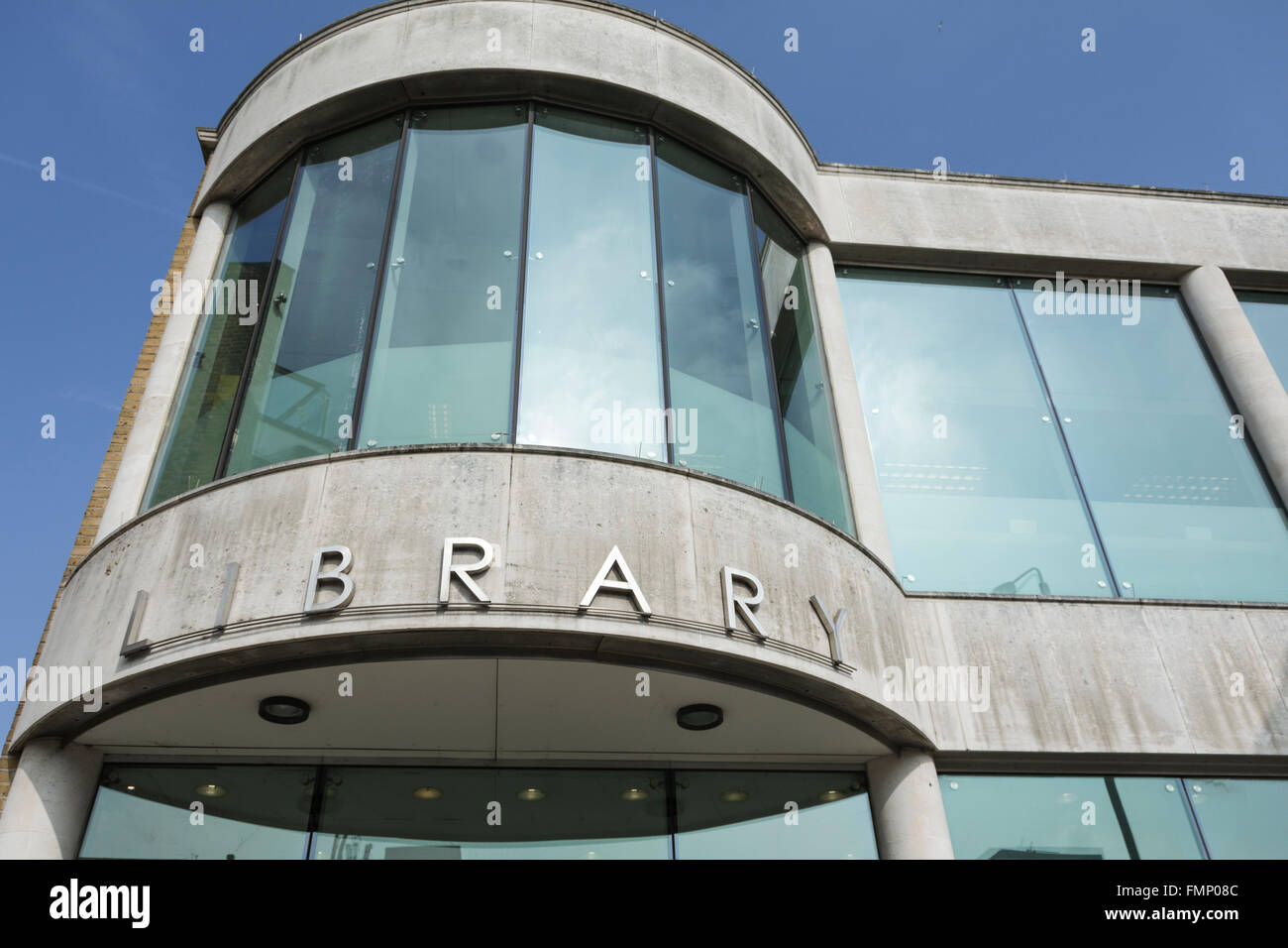Exterior of Putney Library in SW London Stock Photo Alamy