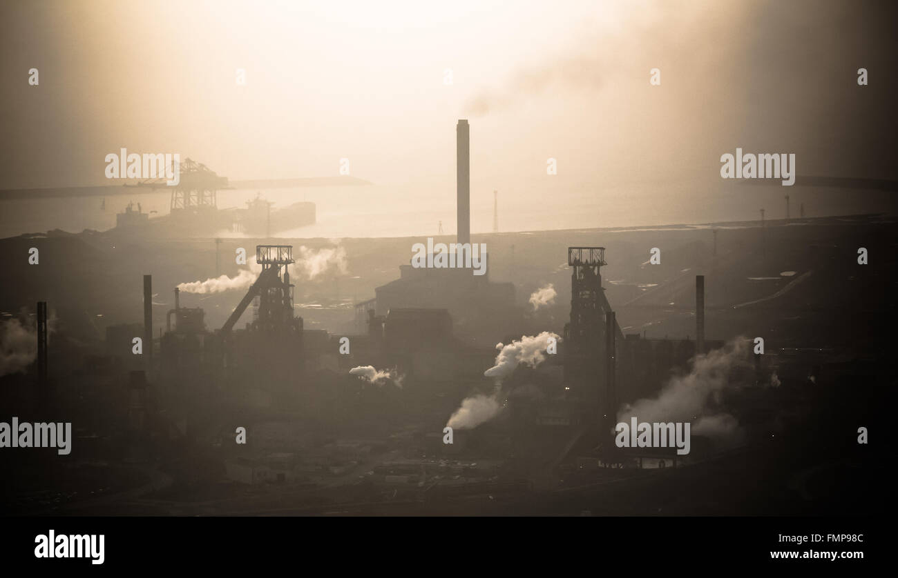Port Talbot Steel Works - 2012 Stock Photo