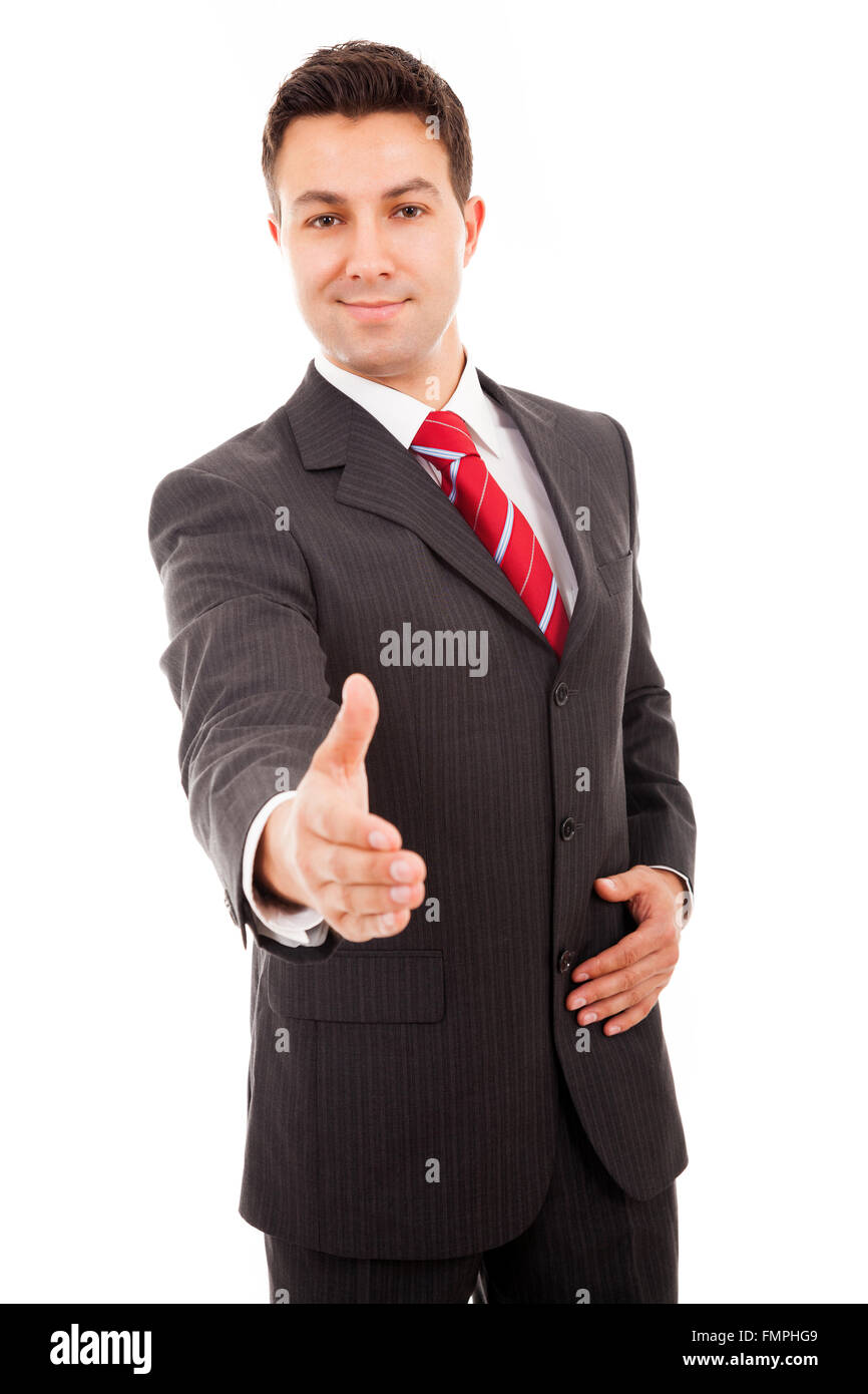 Good job shake hand hi-res stock photography and images - Alamy